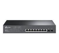 TP-Link JetStream TL-SG2210MP - Commutateur - intelligent - 8 x 10/100/1000 (PoE+) + 2 x SFP - Montable sur rack - PoE+ (150 W) G