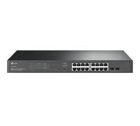 TP-Link Switch TL-SG2218P 18xGBit 2xSFP Smart Managed Omada SDN PoE+ montable en rack