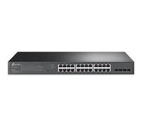TP-Link Omada TL-SG2428P Géré L2/L2+ Gigabit Ethernet (10/100/1000) Connexion Ethernet, supportant l'alimentation via ce port (PoE) 1U Noir