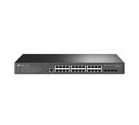 TP-Link JetStream TL-SG3428 Commutateur Gigabit L2 24 ports avec 4 emplacements SFP Prise en charge des ports RJ45 24 Gigabit
