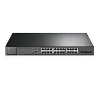 TP-Link JetStream TL-SG3428MP V6.6 - Commutateur - C2+ - Géré - 24 x 10/100/1000 (PoE+) + 4 x Gigabit SFP - Montable sur rack - PoE+ (384 W)