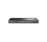 TP-Link JetStream TL-SG3428X-UPS, Géré, L2+/L3, Gigabit Ethernet (10/100/1000), Grille de montage, 1U