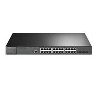 TP-Link JetStream TL-SG3428XMP - V1 - commutateur - Géré - 24 x 10/100/1000 (PoE+) + 4 x 10 Gigabit SFP+ - Montable sur rack - PoE+ (384 W) G