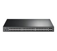 TP-Link JetStream TL-SG3452XP V1 - Commutateur - C2+ - Géré - 48 x 10/100/1000 (PoE+) + 4 x 10 Gigabit SFP+ - Montable sur rack - PoE+ (500 W)