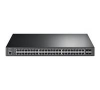 TP-Link JetStream TL-SG3452XP V1 - Commutateur - C2+ - Géré - 48 x 10/100/1000 (PoE+) + 4 x 10 Gigabit SFP+ - Montable sur rack - PoE+ (500 W) G