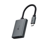 TP-Link Lecteur de carte SD USB C, lecteur de carte mémoire double fente 3.0 de type C, adaptateur d'appareil photo en aluminium 5 Gbit/s, prend en charge SD Micro SD SDXC SDHC UHS-I pour iPhone 16/15