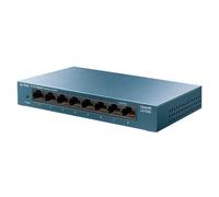TP-Link Switch Gigabit 8 Ports RJ45 (LS108G) Métal 10/100/1000 Mbps, Switch Ethernet idéal pour étendre Le réseau câblé pour Les Bureaux à Domicile, Bleu