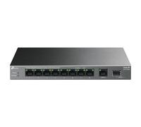 LiteWave LS1210GP V1 - Commutateur - 8 x 10/100/1000 (PoE+) + 1 x 10/100/1000 + 1 x Gigabit SFP - de bureau, fixation murale - PoE+ (61 W)
