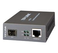 TP-Link MC220L - Convertisseur de média à fibre optique - 1GbE - 1000Base-LX, 1000Base-SX, 1000Base-LH - RJ-45 / SFP (mini-GBIC) - jusqu'à 10 km - 850 nm / 1310 nm - pour P/N: TL-MC1400