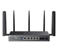 TP-Link Omada DR3650v-4G V1 - Passerelle - 1GbE - Wi-Fi 6 - 4G, 3G - 2.4 GHz, 5 GHz - 4G LTE-FDD B1/B3/B5/B7/B8/B20/B28/B32 4G LTE-TDD B38/B40/B41 3G DC-HSDPA/HSPA+/HSDPA/HSUPA/WCDMA B1/B3/B5/B8 - por
