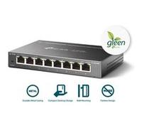 TP-Link Omada DS108GE V1 - Commutateur - intelligent - 8 x 10/100/1000Base-T - de bureau, fixation murale G