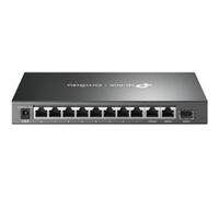 TP-Link Omada DS111P V1.6 - Commutateur - 8 x 10/100Base-TX (PoE) + 2 x 1Gb Ethernet + 1 x Gigabit SFP - de bureau - PoE+ (65 W)