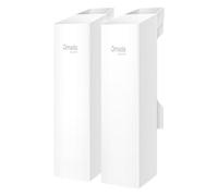 TP-Link Omada EAP100-Bridge KIT V1 - Pont sans fil - 100Mb LAN - Wi-Fi 5 - Wi-Fi - 2.4 GHz - géré par le Cloud montable sur poteau (pack de 2)