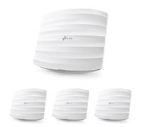 TP-Link Omada EAP115 Point d'accès WiFi 4 N300 planfonier, 1 Ports Ethernet 10/100M, Support PoE+ (Lot de 4)