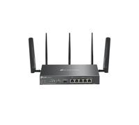 TP-Link Omada ER706W-4G Routeur WiFi 6 Bi-bande 2.4/5GHz 2402Mbps Gigabit Ethernet WAN/LAN 4G LTE-TDD/FDD NanoSIM, 5 antennes externes