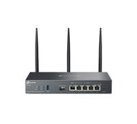 TP-Link Omada ER706W Routeur Gigabit Ethernet Bi-bande 3000 Mbit/s WiFi 574+2402 Mbps, 4xGE LAN, 1xUSB 3.2, SFP, MU-MIMO, VPN 50 tunnels, WPA3-Enterprise