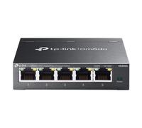 TP-Link Omada Switch Ethernet 5 Ports RJ45 Métal Gigabit (10/100/1000), Switch RJ45 Manageable, positionnement Bureau ou Mur, répartiteur Ethernet, Plug and Play, Silencieux sans Ventilateur, ES205G