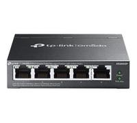 TP-Link Omada ES205GP V1 - Commutateur - Géré - 4 x 10/100/1000 (PoE+) + 1 x 10/100/1000 - de bureau, fixation murale - PoE+ (65 W) G