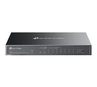 TP-Link Omada ES210GP V1 - Commutateur - Géré - 8 x 10/100/1000 (PoE+) + 1 x 10/100/1000 + 1 x combo Gigabit SFP/RJ-45 (liaison montante) - de bureau, fixation murale - PoE+ (123 W)