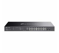TP-Link Omada ES220GMP V1.6 - Commutateur - Géré - 16 x 10/100/1000 (PoE+) + 2 x 10/100/1000 + 2 x Gigabit SFP - Montable sur rack - PoE+ (250 W)