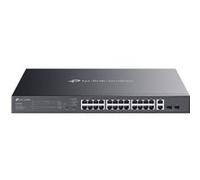TP-Link Omada ES228GMP V1.6 - Commutateur - Géré - 24 x 10/100/1000 (PoE+) + 2 x 10/100/1000 + 2 x Gigabit SFP - Montable sur rack - PoE+ (384 W) G