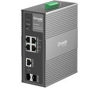 Omada IES206GPP V1 - Commutateur - industriel - Géré - 4 x 10/100/1000 (3 PoE+, 1 PoE++) + 1 x Gigabit SFP + 1 x combinaison Gigabit SFP/RJ-45 -