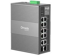 TP-Link Omada IES210GPP V1.6 - Commutateur - industriel - Géré - 6 x 10/100/1000 (PoE+) + 2 x 10/100/1000 (PoE++) + 2 x combo 100/1000 SFP/RJ-45 - Montage sur rail DIN, fixation murale - PoE++ (240 W)