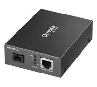 Omada MC211CS-2 Convertisseur de média Gigabit WDM, 1 port RJ45 prend en charge le duplex demi-/complet, Auto-MDI/MDIX, 1 port SC/UPC, 1550 nm TX, 1310 nm RX, distance de fibre jusqu'à 2 km, par