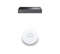 TP-Link Omada OC300 Omada EAP670 Point d'accès WiFi 6 AX5400 planfonier, 1 Port Ethernet 2.5 Gigabit Support PoE+, Itinérance Transparente, Omada Mesh