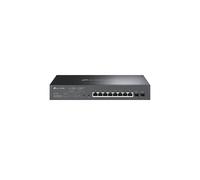 TP-Link Omada SG2210MP Switch Gigabit L2/L2+ Géré, 8 RJ45 10/100/1000 PoE+ 150W, 2 SFP, 20Gbps, QoS, VLAN, Management Cloud, Format 1U