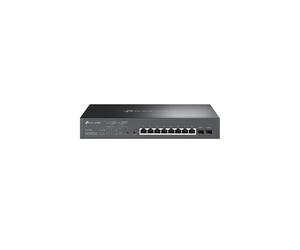 TP-Link Omada SG2210MP Switch Gigabit L2/L2+ Géré, 8 RJ45 10/100/1000 PoE+ 150W, 2 SFP, 20Gbps, QoS, VLAN, Management Cloud, Format 1U