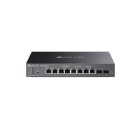 TP-Link Omada SG2210XMP-M2 V1.6 - Commutateur - C2+ - intelligent - 8 x 100/1000/2.5G (PoE+) + 2 x Ethernet 10 Go SFP+ - de bureau, fixation murale - PoE+ (160 W)
