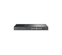 TP-Link Omada SG2218P Commutateur Gigabit L2/L2+ Géré 16xRJ45 PoE+ 2xSFP 26.78Gbps 8000 MAC VLAN QoS CLI Cloud Management 1U
