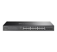 TP-Link Omada SG2428LP V1 - Commutateur - intelligent - 16 x 10/100/1000 (PoE+) + 8 x 10/100/1000 + 4 x Gigabit Ethernet SFP - Montable sur rack - PoE+ (150 W) G