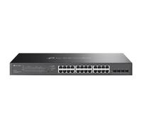 TP-Link Omada SG2428LP V1 - Commutateur - intelligent - 16 x 10/100/1000 (PoE+) + 8 x 10/100/1000 + 4 x Gigabit Ethernet SFP - Montable sur rack - PoE+ (150 W)