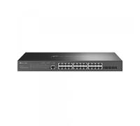 TP-Link Omada SG3428XMP commutateur réseau Géré L2+ Gigabit Ethernet (10/100/1000) Connexion Ethernet, supportant l'alimentation via ce port (PoE) 1U Noir