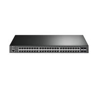 TP-Link Omada SG3452P commutateur réseau Géré L2/L3 Gigabit Ethernet (10/100/1000) Connexion Ethernet, supportant l'alimentation via ce port (PoE) 1U Noir