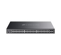 TP-Link Omada SG3452XMPP commutateur réseau Géré L2+ Gigabit Ethernet (10/100/1000) Connexion Ethernet, supportant l'alimentation via ce port (PoE) 1U Noir