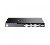 TP-Link Omada SG6428X V1 - Commutateur - C3 - Géré - 24 x 10/100/1000 + 4 x SFP+ Ethernet 10 Go (liaison montante/empilement) - flux d'air de l'avant vers l'arrière - Montable sur rack