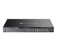 Omada SG6428XHP V1 - Commutateur - C3 - Géré - 24 x 10/100/1000 (PoE+) + 4 x Ethernet 10 Go SFP+ - flux d'air de l'avant vers l'arrière - Montable