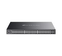 TP-Link Omada SG3452P commutateur réseau Géré L2/L3 Gigabit Ethernet (10/100/1000) Connexion Ethernet, supportant l'alimentation via ce port (PoE) 1U Noir