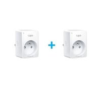 TP-Link Pack 2 mini prises WiFi Tapo P110M – suivi de consommation, Compatible Matter – Blanc