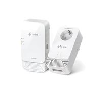 TP-Link PGW2445-KIT : Adaptateur CPL G.hn 2400, WiFi 6 AX1800 (574+1201Mbps), Gigabit Ethernet, Bi-bande, MIMO 2x2, Portée 300m, Compatible OneMesh, Blanc