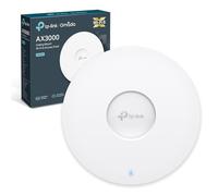 TP-Link Point d'accès WiFi 6 EAP650, Points d'accès sans Fil Gigabit Double Bande AX3000, Adaptateur d'alimentation Inclus, itinérance Continue, Maille Omada, Prise en Charge PoE+, Montage Mural ou