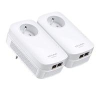 TP-Link Powerline AV2000 - Kit d'adaptation pour courant porteur - GigE HomePlug AV (HPAV) HomePlug AV (HPAV) 2.0 IEEE 1901 - Branchement mural (pack de 2)