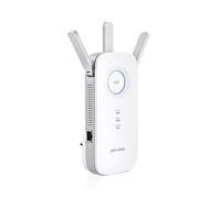TP-Link Répéteur 1750 Mbps Wi-FI Gigabit Bi-Bande: 450 Mbps en 2.4 GHz et 1300 Mbps en 5 GHz, 1 Port Ethernet Gigabit, Compatibilité Universelle, Installation Facile, Version Française ((RE450 (FR))