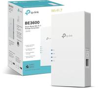 TP-Link Répéteur WiFi 7 RE220BE, Amplificateur WiFi Puissant 3.6Gbps, Port Ethernet Gigabit, Couvre jusqu'à 150 m², Compatible avec Toutes Les Box Internet, Profitez sans Changer Votre Box