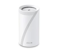 TP-Link Routeur 5G WiFi 7 Deco BE65-5G(1-Pack) Tri-Bande, Débits Jusqu’à 3.4 GB/s 5G et 9300 MB/s WiFi, 3 Ports 2,5 GB/s, Système Mesh, Compatible Toute SIM, MU-MIMO, Mode de Routeur et AP