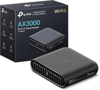 TP-Link Routeur de voyage Wi-Fi 6 AX3000 double bande TL-WR3002X | Multi-Gig Portable | OpenVPN, WireGuard | Partage WiFi public facile | Approuvé par les hôtels/croisières/voyages | Attache WiFi pour