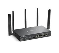 TP-Link Omada ER706W-4G V1 - Routeur sans fil - WWAN commutateur 5 ports - 1GbE - ports WAN : 6 - Wi-Fi 6 - Bi-bande - 4G - fixation murale G